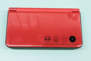 Nintendo Dsi Xl Mario Special Edition Red W\ Game 25th Anniversary