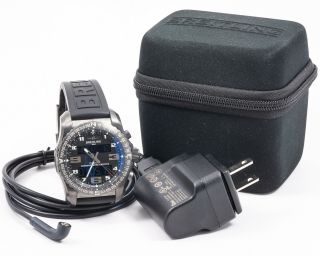 Pre - Owned Breitling Cockpit B50 Ref.  Vb5010 W/ Charging Cable & Service Box