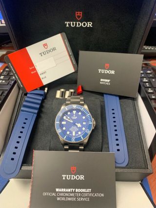 2018 Tudor Pelagos Ref 25600tb Automatic Winding Blue Dial Men 