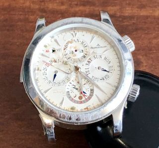 Jaeger Lecoultre Grand Reveil Perpetual Calendar Wristwatch 149.  8.  95 For Spares