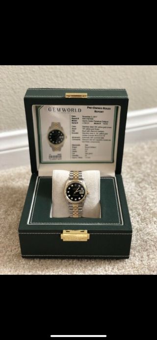 ROLEX DATEJUST 36MM TWO TONE JUBILEE 18K GOLD & STAINLESS STEELytj 9