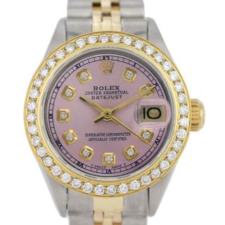Authentic Rolex Datejust 6917 18k Yellow Gold Ladies Watch