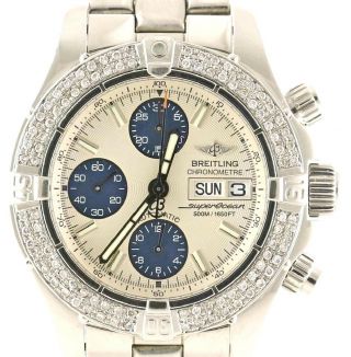 Breitling Ocean A13340 For Men 42mm Wide With High - End Diamonds