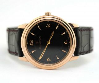 Blancpain Villeret Jubilee Ultra Slim 0021 - 1418 - 55 18k Rose Gold Limited Watch