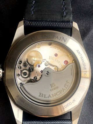 Blancpain Fifty Fathoms Bathyscaphe 5000 - 0240 - O52A Wrist Watch for Men 3