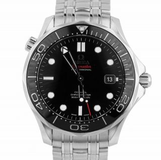 Omega Seamaster 41mm Black Co - Axial 300m 212.  30.  41.  20.  01.  003 Steel Watch