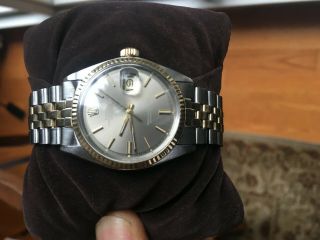 Vintage Men’s Rolex Datejust 1601 (two - Tone 14k Gold / Stainless Steel)