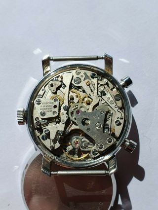 Vintage Hamilton Chrono - matic chronograph cal 11 for repair 8