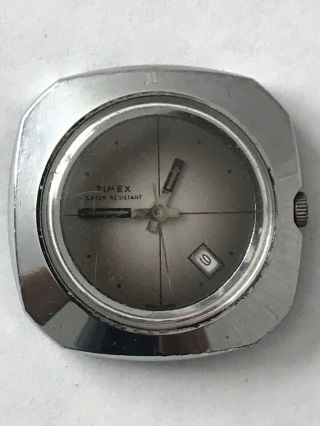 Vintage Timex Marlin Crosshairs Mechanical Men’s Watch Running