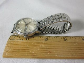 Vintage Timex Mens Watch Day Date 16850 2772 5