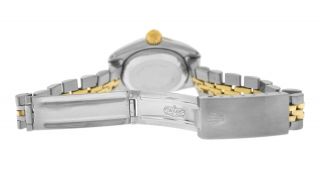 Ladies ' Rolex Oyster Perpetual Date 6719 Steel 18K Gold Automatic 25MM Watch 5