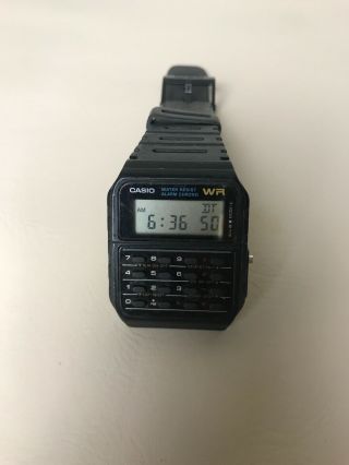 Casio Ca - 53w Alarm Chrono Calculator Digital Watch Runs Bmb490