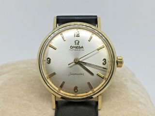 Vintage - Omega 14k Solid Gold Seamaster Watch - Automatic