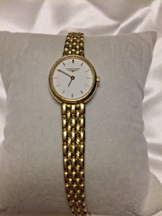 Ladies 18k Solid Yellow Gold Watch