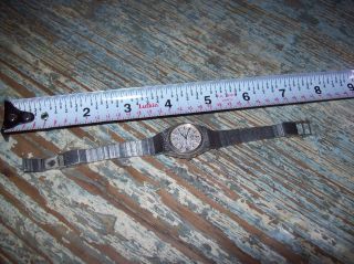 Vintage Seiko Ladies All Stainless Steel Quartz Watch Adjustable Band