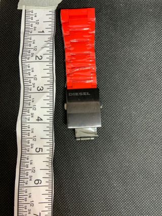 Diesel Rubber Sample Watch Band Strap Bracelet 28mm Replacement Authentic N417