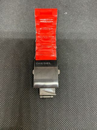 Diesel Rubber Sample Watch Band Strap Bracelet 28mm Replacement Authentic N417 2