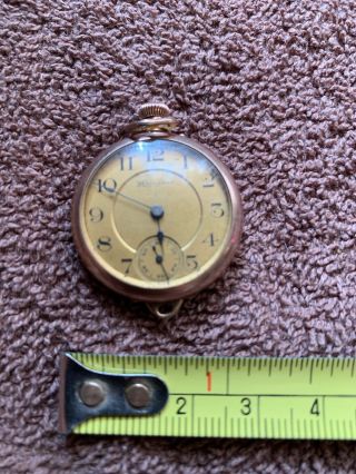 Vintage Ladies Hamilton Pocketwatch.  Nonworking Gold Filled 5x0
