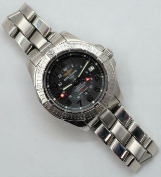 Breitling Colt Gmt Automatic Date Stainless Steel Men 