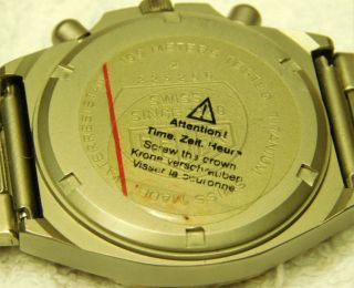 TAG Heuer 225.  206 Titanium & 18K Gold Quartz Chronograph Complete Box & Papers 10