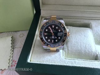 Rolex GMT Master II 116713LN Bi/Colour 18k YG MENS Wristwatches 3