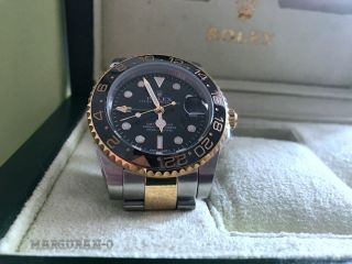 Rolex GMT Master II 116713LN Bi/Colour 18k YG MENS Wristwatches 6