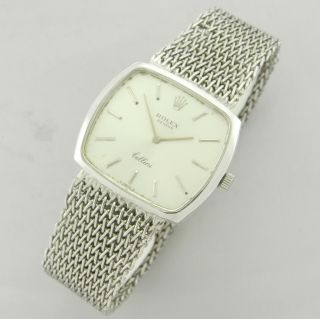 Rolex Cellini Ref.  3805 18kt White Gold Vintage Watch 100