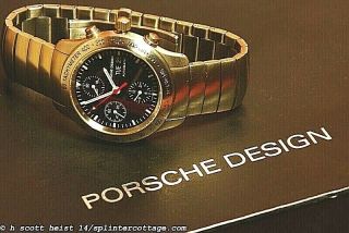 Porsche Design For Eterna Watch Company,  P10 Stainless Chronograph Valjoux 7750