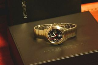 Porsche Design for Eterna Watch Company,  P10 Stainless Chronograph Valjoux 7750 3