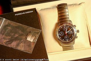 Porsche Design for Eterna Watch Company,  P10 Stainless Chronograph Valjoux 7750 5