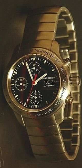 Porsche Design for Eterna Watch Company,  P10 Stainless Chronograph Valjoux 7750 8