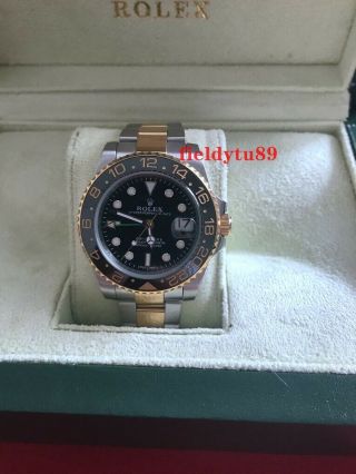 Rolex Gmt - Master Ii 116713 Ln Stainless Steel & 18k Yellow Gold Wristwatches