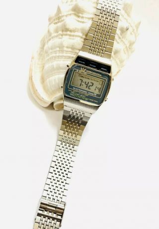 Vintage Ambassador Melody Men’s Lcd Alarm Chronograph Digital Wrist Watch (20430m