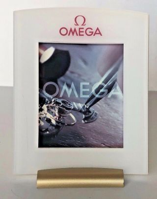 Rare Frame Omega Acrylic Photo Display 2 X 3 Omega Collectors/dealers