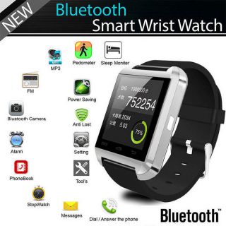 Fashion Bluetooth Smart Wrist Watch Gsm Phone Health Mate For Ios Android Hot