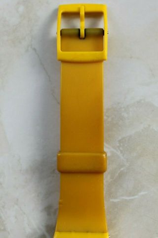 SWATCH GJ400 - YELLOW RACER / YEAR 1984 - VINTAGE 5