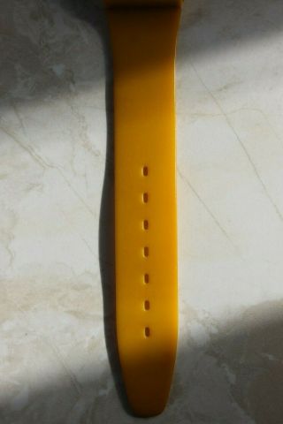 SWATCH GJ400 - YELLOW RACER / YEAR 1984 - VINTAGE 6