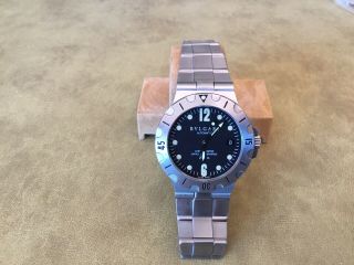 Bvlgari Stainless Steel Dive Watch Automatic.