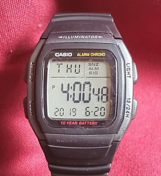 Casio 3239 W - 96h Casio Alarm Chrono Wr 50m Digital Watch