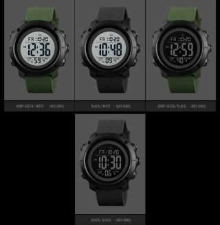 SKMEI Men/Ladies Sports Watch 50m Waterproof Outdoor LED Digital Wristwatch 270 5