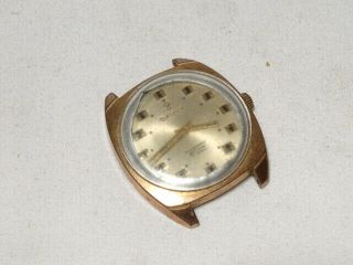 Vintage 1960s Cauny Prima 17 Jewels Mens Wrist Watch