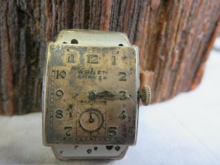 Vintage Gruen Curvex 17 Jewel Mens Watch Parts Repair Rp3
