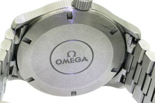 Omega Dynamic high fashion SS automatic men ' s watch w/ date & black dial 8