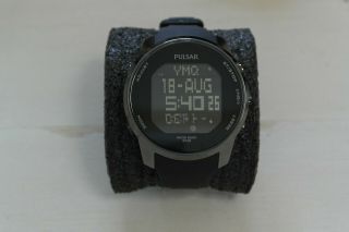 Pulsar Digital Ion Plated W861x006 Watch