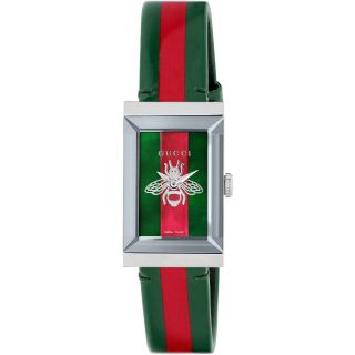Gucci G - Frame Leather Strap Women 