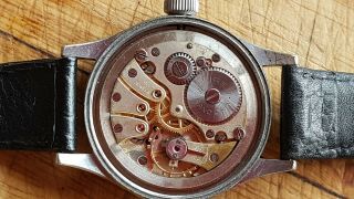 Vintage BUREN Grand Prix DIRTY DOZEN WWW Military Issued WW2 MoD Wrist Watch GWC 3