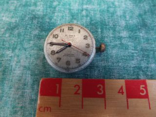 Vintage Elrex 17 Jewel Incabloc - Anti - Magnetic Watch Movement Spare / Repair