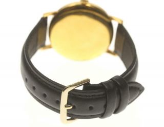 ULYSSE NARDIN K18 Solid Gold Hand - winding Leather Belt Men ' s Watch_396295 3