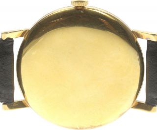 ULYSSE NARDIN K18 Solid Gold Hand - winding Leather Belt Men ' s Watch_396295 4