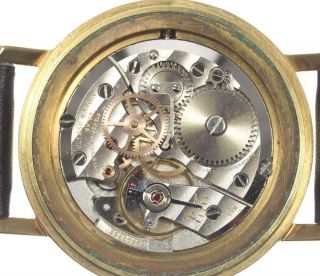 ULYSSE NARDIN K18 Solid Gold Hand - winding Leather Belt Men ' s Watch_396295 7
